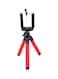 Generic - Flexible Mobile Phone Tripod 195x85x55millimeter Red/Black