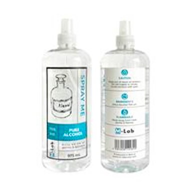 M Lab Spray Me Pure Alcohol Hand Sanitizer Gel 975ML
