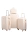 Morano 4-Piece Luggage Trolley Bag Set Beige