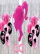 Pink Girl Balloons for Kids Birthday Women's Day Decorations Baby Shower Bachelorette party