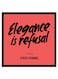 Spoil Your Wall Coco Chanel Quote Wall Frame Red/Black 40X40cm