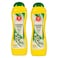 Carrefour Scouring Cream Cleaner Lemon, 750ml, Pack of 2