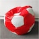 Vital Soccer Bean Bag, Leather Durable Double Stitched Material Sturdy Zippers, Ideal For Teenagers PVC Leather Large Football Bean Bag