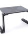 YXD-2005 Portable Mobile Laptop Standing Table Desk Black