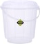 Royalford Plastic Bucket With Lid, 15 Liter Capacity, Transparent