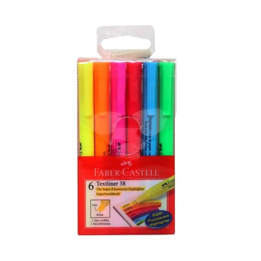 FaberCastell 6 Textliner 38