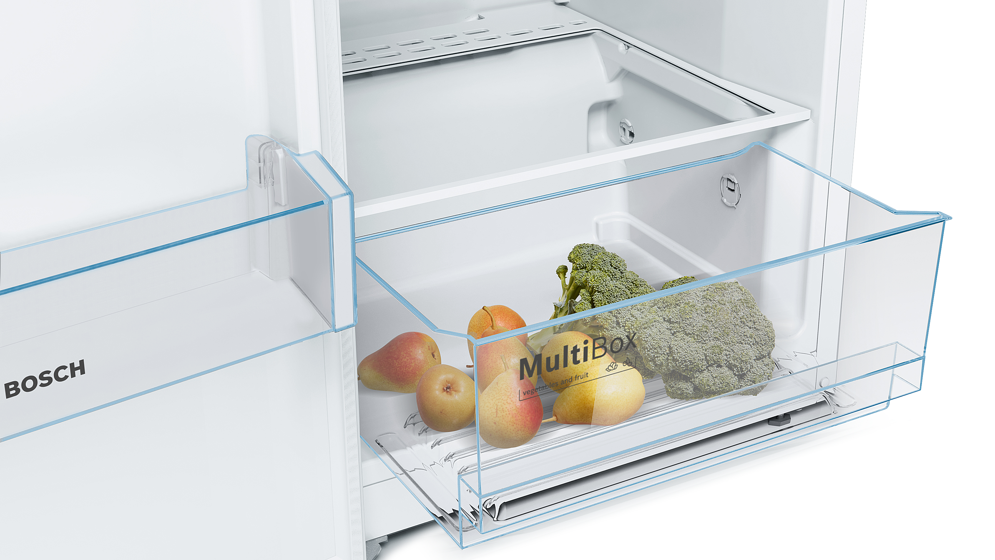 Bosch Serie   4 Free-Standing Fridge, 348Liter 186X60Cm White, KSV36NW30M, Min 1 Year Manufacturer Warranty