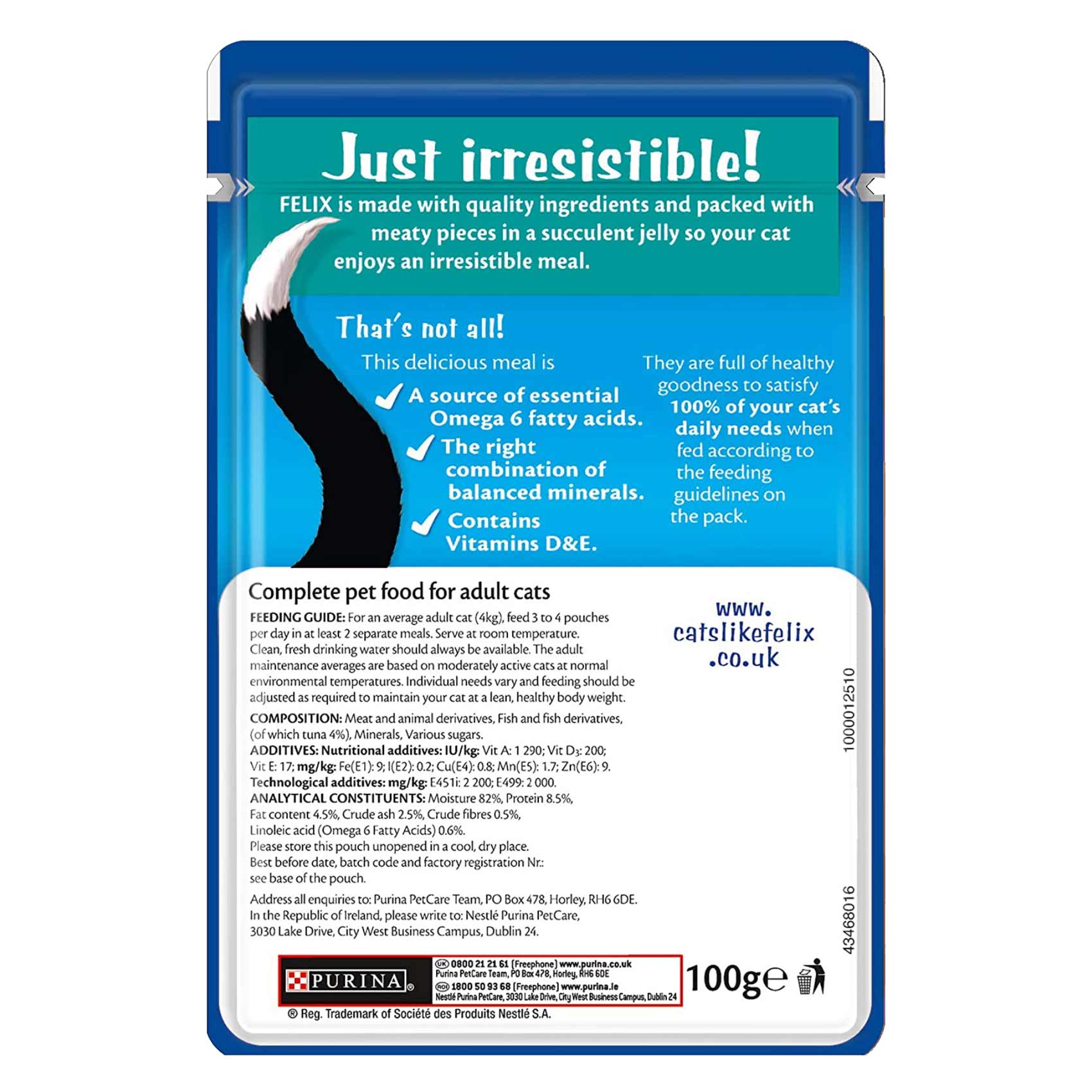 Purina Cat Food Felix Tuna In Jelly 85 Gram product thumbnail 2