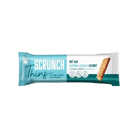 Scrunch Cashew Almond and Coconut Bar - 20 gram