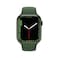 Apple Watch Series 7 GPS, 41mm Green Aluminium Case with Clover Sport Band - Regular