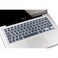Generic - Arabic English Silicone Keyboard Skin UK Layout For MacBook Pro/Air/Retina 13" 15" 17" -Clear