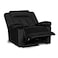 In House Velvet Classic Recliner Chair - Black - AB05