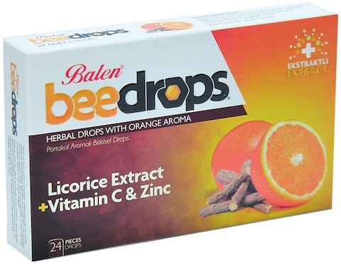 Balen Beedrops Licorice/Orange Flavored Lozenges