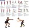 Generic Resistance Band Fitness 9Levels Latex Gym Strength Training Rubber Loops Bands Fitness Crossfit Equipment Yoga Exercise