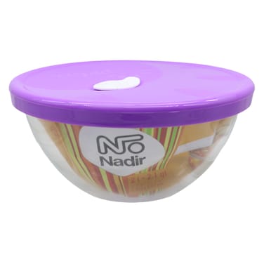 MARINEX BOWL WITH PLASTIC LID 2L