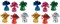 Beistle - Beistle 50804-Asst 12-Piece Assorted Color Metallic Wrapped Balloon Weights