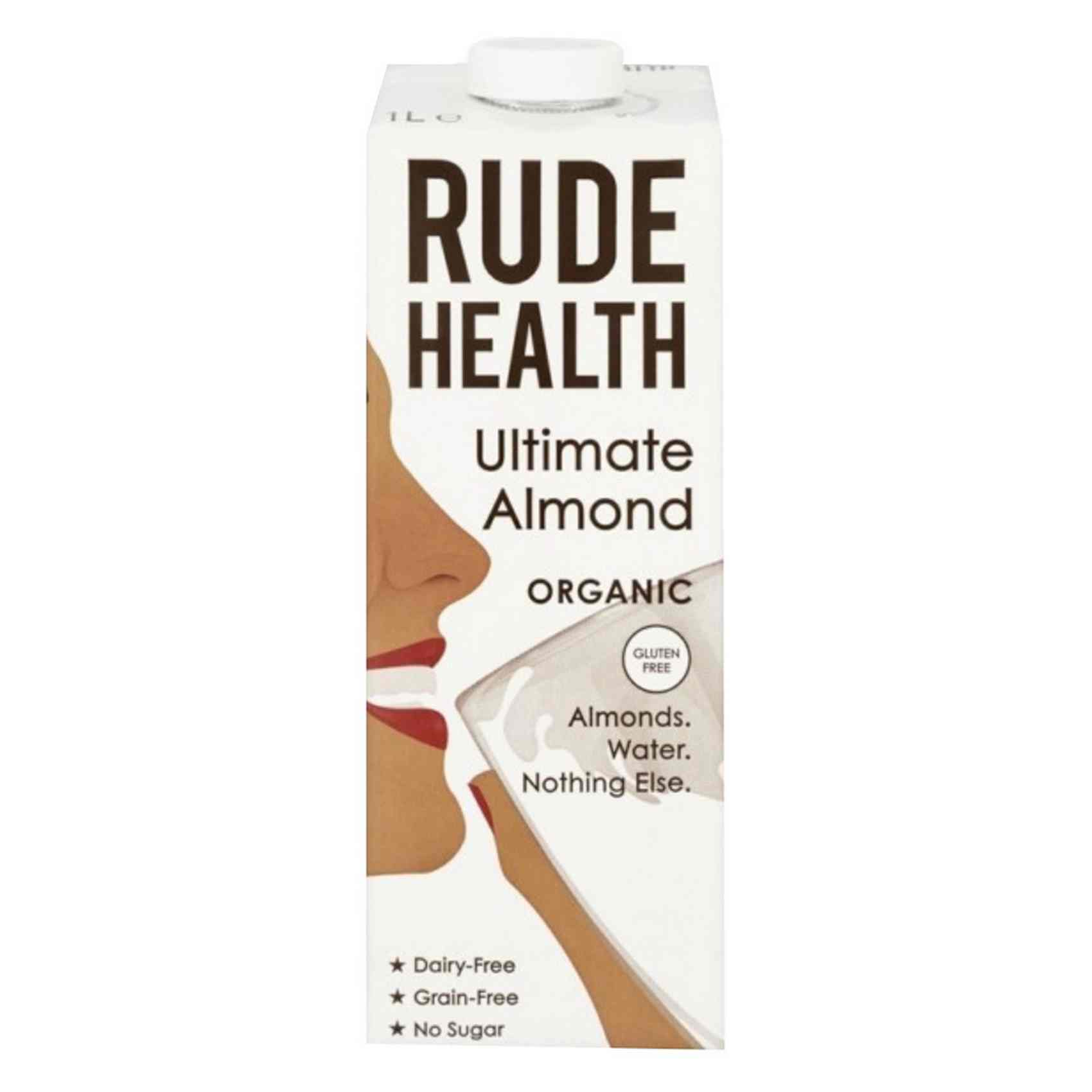Rude Health Organic Drink Unsweetened Ultimate Almond 1L