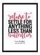 Spoil Your Wall Carrie Bradshaw Quote Wall Frame White/Black/Red 40X55cm
