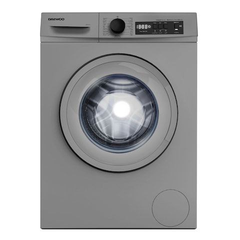 دايو غسالة بتحميل أمامي 7 كغ DW-DWD-7S1211 - فضي