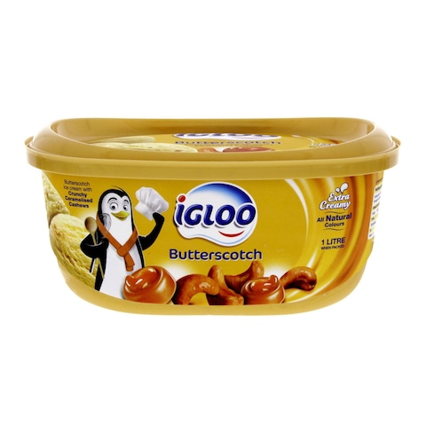 Igloo Butterscotch Ice Cream 1L