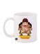 Bp Anime One Piece Printed Mug White/Green/Black 12Ounce