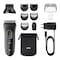 Braun Series 3 Shave And Style 3-In-1 Electric Shaver With Precision Trimmer And 5 Comb Attachments 3000BT Black