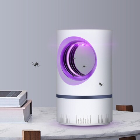 Generic-Household Mosquito Killer Inhalation Mosquito Trap Lamp Electronic Mosquito Zapper LED Trap Lamp Strong Suction Fan USB Powered