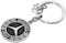 Genuine Mercedes-Benz Keychain in Stainless Steel, Black and Silver Color