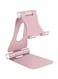 Generic Folding Desktop Mobile Phone Holder Pink