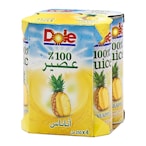 Buy Dole Pineapple Juice 250ml Pack of 4 in Saudi Arabia