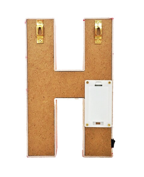 LED Marquee Letter Light Sign Wooden Red (H) 25cm