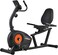LIJIUJIA Recumbent Bike Magnetic Stationary Bicycle With Backrest, Indoor Bike, Max User Weight 110kg, BC-89033
