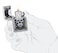 Zippo CI018298 200 Metal Skull Brushed Chrome Windproof Lighter