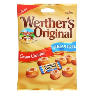 Storck Werther&#39;s Original Sugar Free Cream Candies 70g