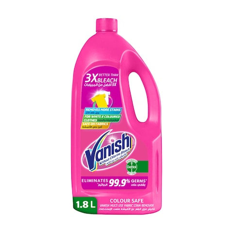 Vanish Multi Use Fabric Stain Remover Pink 1.8L