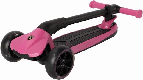 LAMBORGHINI 3-WHEEL KIDS SCOOTER WITH ADJUT HEIGHT-PINK