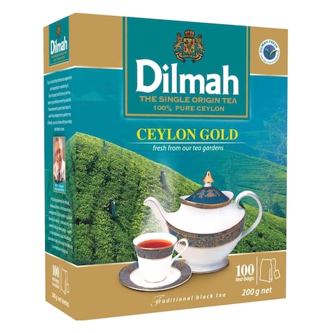 Dilmah Ceylon Gold Black Tea Bags 200g