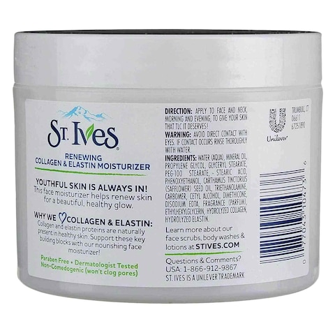 St. Ives Renewing Collagen And Elastin Moisturizer 283g