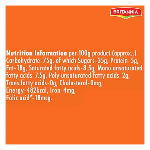 Britannia Tiger Kreemz Orange Cream Biscuits 75g