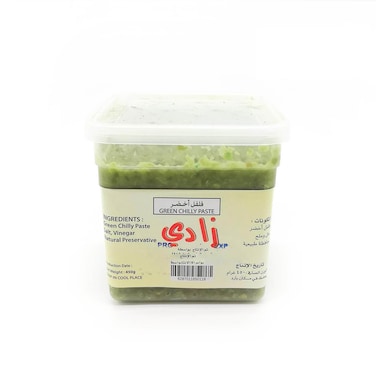 Zadi Fresh Green Chilli Paste 450g