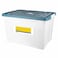 MyChoice Storage Box With Lid White And Blue 65L