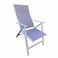 WHITE &amp; GREY COLOR TEXILENCE FOLDING CHAIR