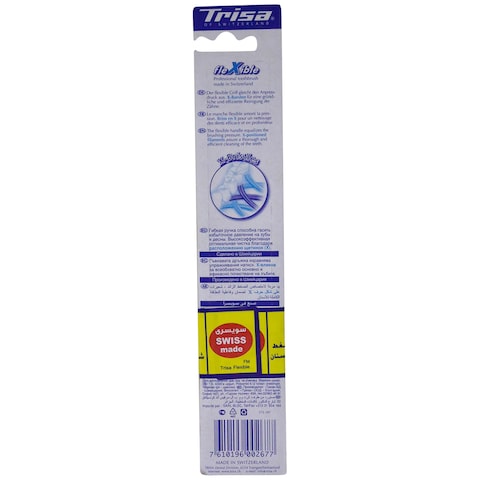 Trisa Flexible Hard Toothbrush White