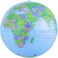 Nuobesty Inflatable Globe Pvc World Earth Beach Ball For Playing Or Teaching
