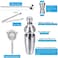 Generic-Stainless Steel Cocktail Shaker Bar Set Mixer Drink Bartender Tools Home