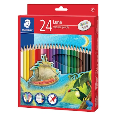 Luna Colouring Pencils 24Pieces