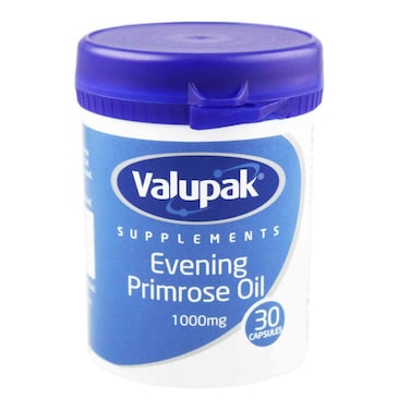 VALUPAK EVENING OIL 1G CAPS 30&#39;S