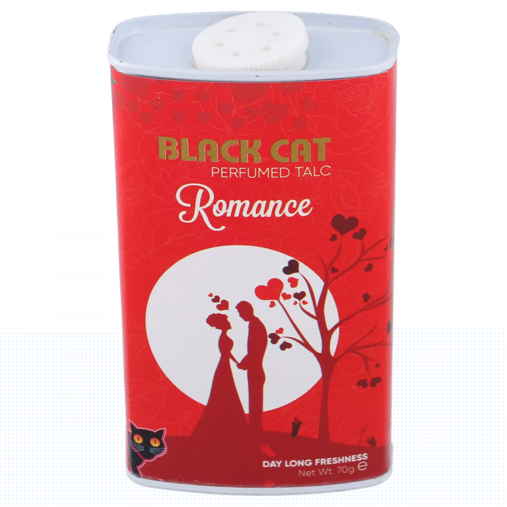 Black Cat Romance Perfumed Talc 70g