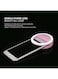 Generic - Portable Selfie Light Ring Clip Pink