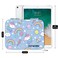 Eazy Kids 4 Compartment Bento Lunch Box  w/ Sandwich Cutter Set-Unicorn Blue